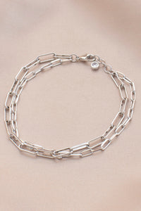 Oval Link Layered Bracelet